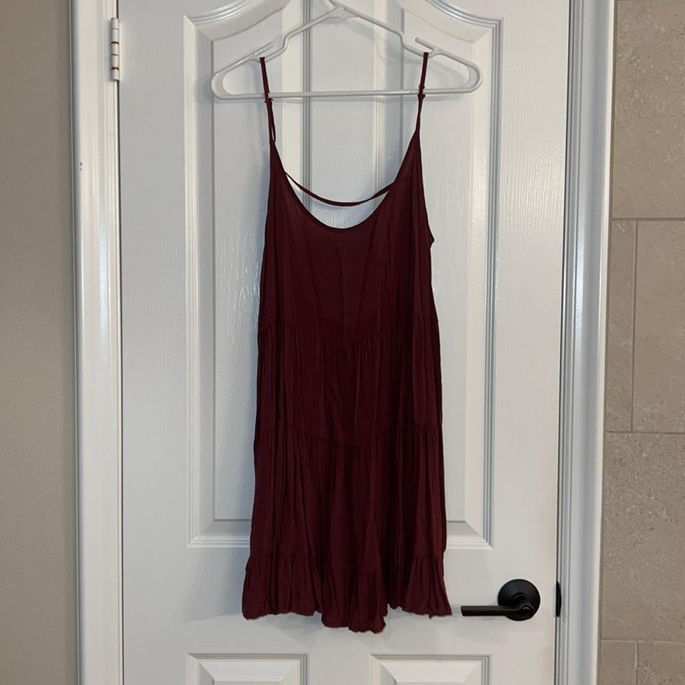 Brandy Melville Maroon Dress